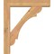Ekena Millwork Olympic Block Smooth Bracket w/ Offset Brace, Western Red Cedar, 5 1/2"W x 26"D x 30"H BKT0604X26X30OLY05SWR - alternate 3